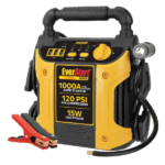 EverStart Maxx 1000 Peak Amp Jump Starter with 120 PSI Compressor, Pivoting LED Light, 3X USB Ports