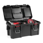 Hyper Tough 16-Inch Toolbox – Heavy-Duty Resin Storage with Padlock Security & Small Parts Organizer - Image 5