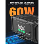 AVAPOW 3000A Jump Starter with Air Compressor, 12V Car Battery Jump Starter（9.0 Gas/6.5L Diesel）with Force Start Function, 160 PSI Car Battery Charger Booster with 60W Fast Charging - Image 2