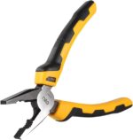 Deli 8 Inch Combination Pliers, Black/Yellow - Image 3