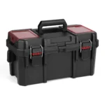 Hyper Tough 16-Inch Toolbox – Heavy-Duty Resin Storage with Padlock Security & Small Parts Organizer - Image 4