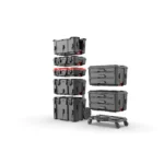 Hyper Tough Hyper Stack Middle Tool Storage Chest – Heavy-Duty, Stackable Organizer - Image 2