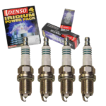 4 pc DENSO Iridium Power Spark Plugs compatible with Honda Accord 2.2L 2.3L L4 1990-2002