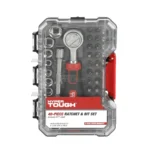 Hyper Tough 40-Piece Socket and Bit Set in Click Fit Case - Image 7