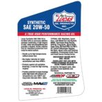 Lucas Oil Synthetic SAE 20W 50 Racing Motor Oil – 5 Quart - Image 2