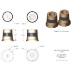 XS Power Short Brass Post Adaptors M6 - Image 3