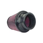 Injen 8-Layer Oiled Cotton Gauze Air Filter (Black/Red) - Image 3