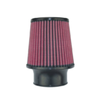 Injen 8-Layer Oiled Cotton Gauze Air Filter (Black/Red)