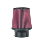 Injen 8-Layer Oiled Cotton Gauze Air Filter (Black/Red)