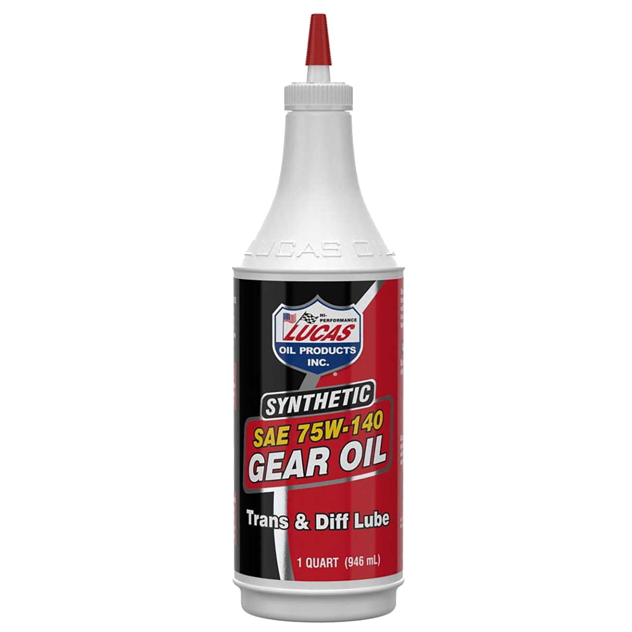 cut-11044 Lucas Oil Synthetic SAE 75W-140 Transmission/Differential Lube - 1 Quart - Image 1