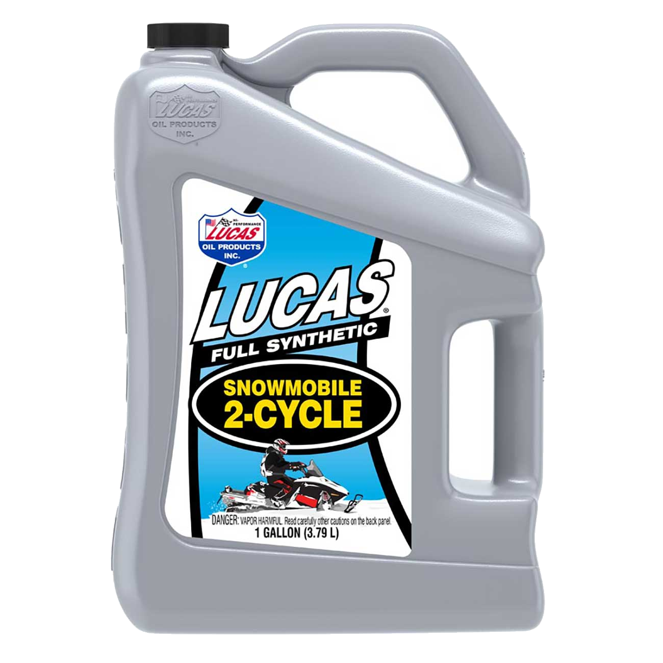 cut-11104 Lucas Oil Synthetic 2-Cycle Snowmobile Oil - 1 Gallon - Image 1