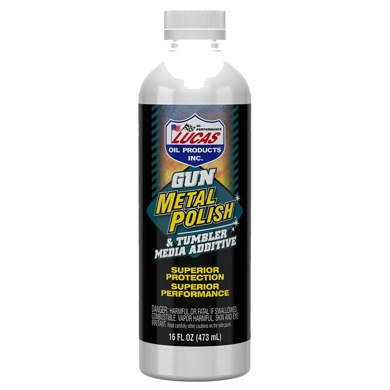 cut-11110 Lucas Oil Gun Metal Polish & Tumbler Media Additive - 16 Ounce - Image 1