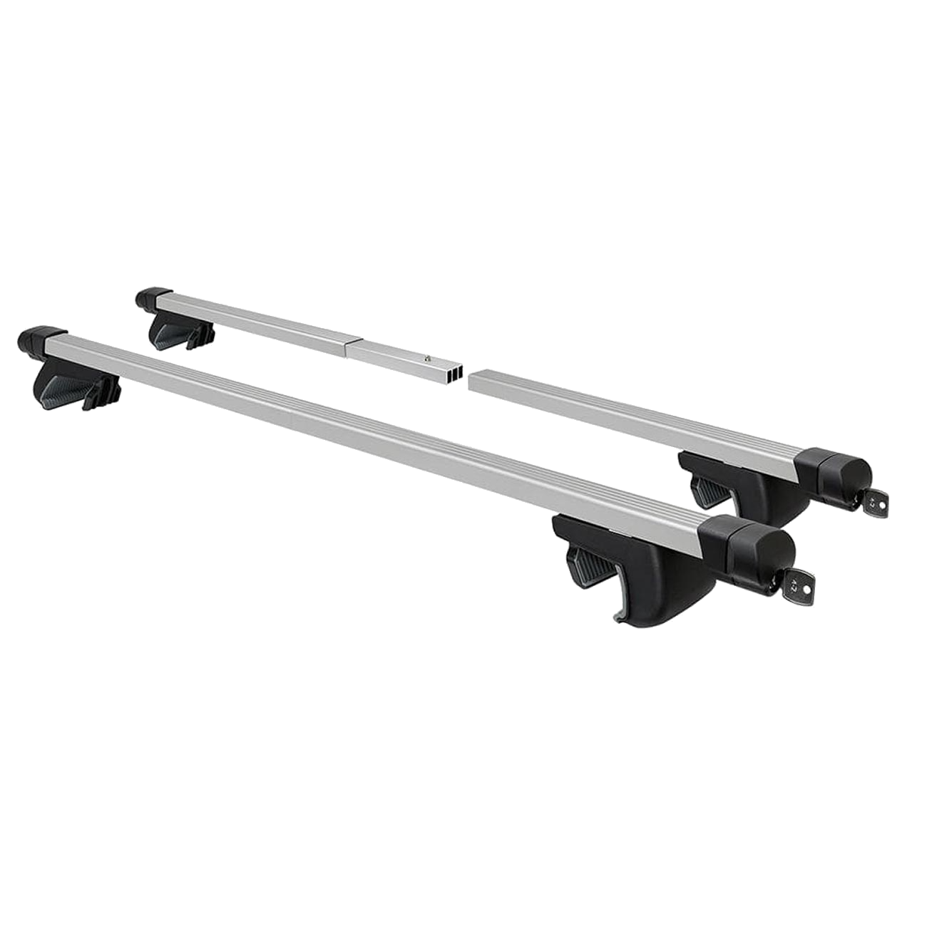 cut-11596 CargoLoc Adjustable Roof Top Cross Bar Set - Adjustable up to 55" (2 Piece) - Image 1
