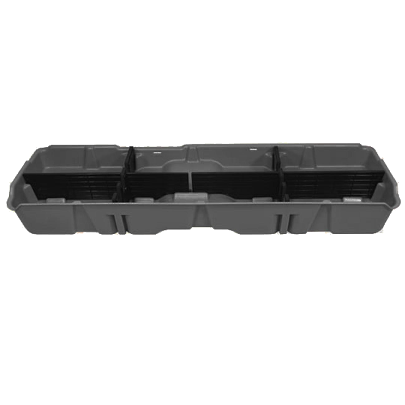cut-11605 DU-HA Underseat Storage Gun Case for '07-13 Chevrolet/GMC & '07-'14 Heavy Duty Crew Cab (Dark Gray) - Image 1