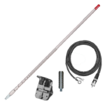 Firestik 4' (122cm) Single Mirror "NGP" Kit Complete (White)