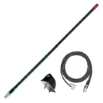 Firestik 3' (92cm) Single Side Mount Lightweight "NGP" kit (Black)
