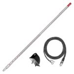 Firestik 3' (92cm) Single Side Mount Lightweight "NGP" kit (White)