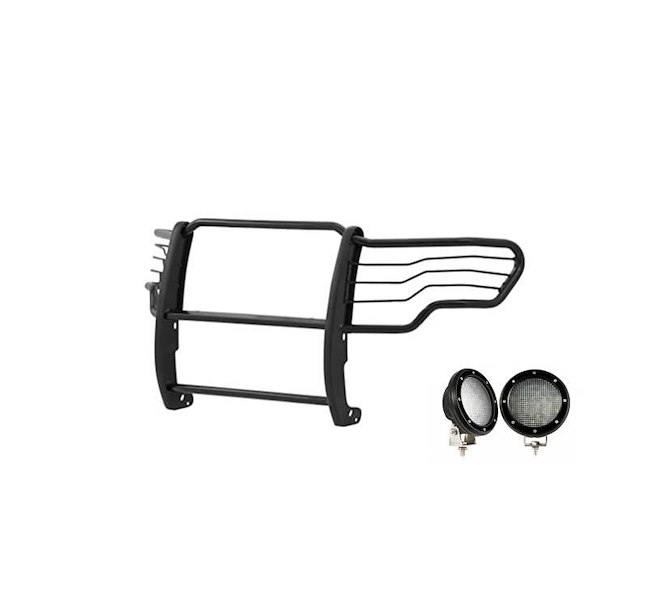 Black Horse Off Road Grille Guard Kit 17FP30MAFB