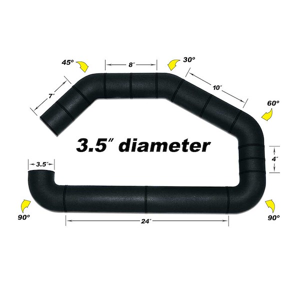 Airaid 3.5′ Ubi Intake Tube Only 100350