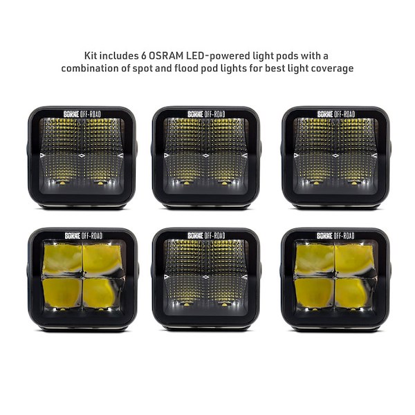 Mishimoto 21+ Bronco Direct Fit Light Pods S NLTBR21SB6
