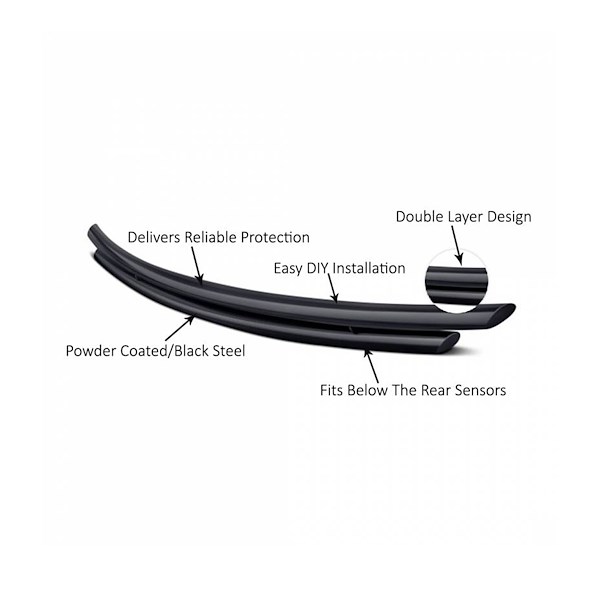Black Horse Off Road Rear Bumper Guard RDLACA104B