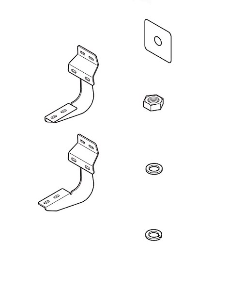 Raptor Series Running Board Mount Kit RB0301BK