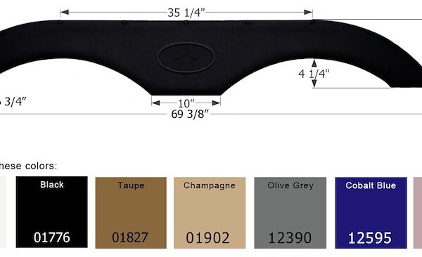 ICON Vehicle Dynamics Fender Skirt Tandem Icon Fs1770 12595