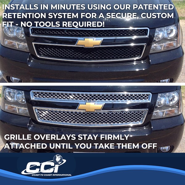 Coast2coast Gi 07-13 Tahoe Suburban Chrome 2 Pc GI33X