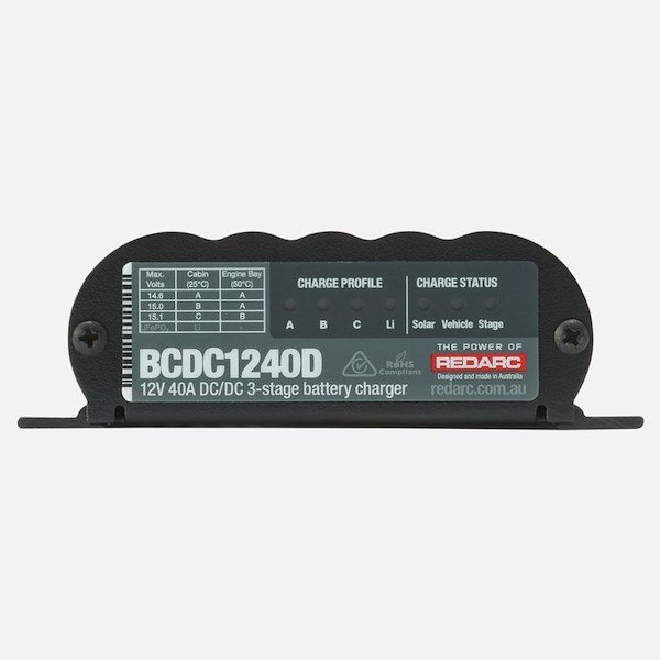 Redarc Dc-Dc Charger 12V40A Out BCDC1240D