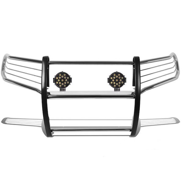 Black Horse Off Road Grille Guard Kit 2011 Jeep 0202MSSPLB