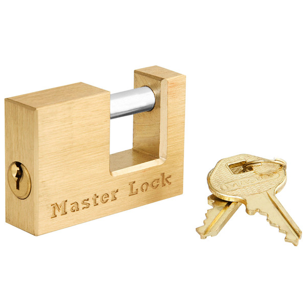 Masterlock Shackle Solid Brss 3/4' 605DAT