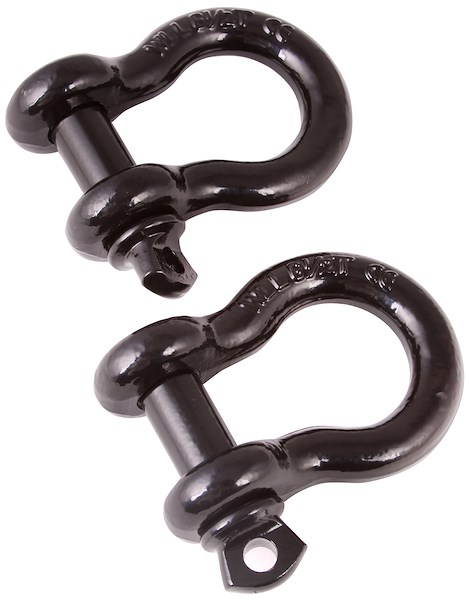 Rugged Ridge D-Shackle 3/4 Inch Black 1123504