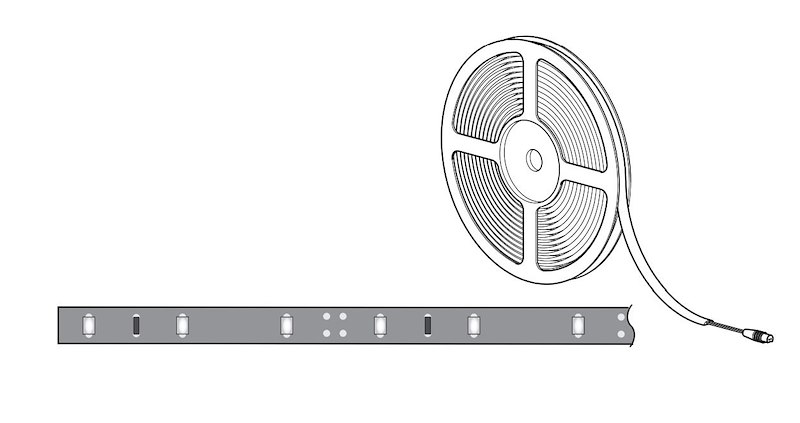 Carefree/co. Led Strip Short Marquee R001736