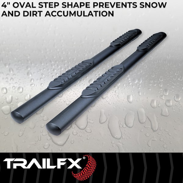 TrailFX 4′ Oval Str Bronco 2Dr Blk A1556T