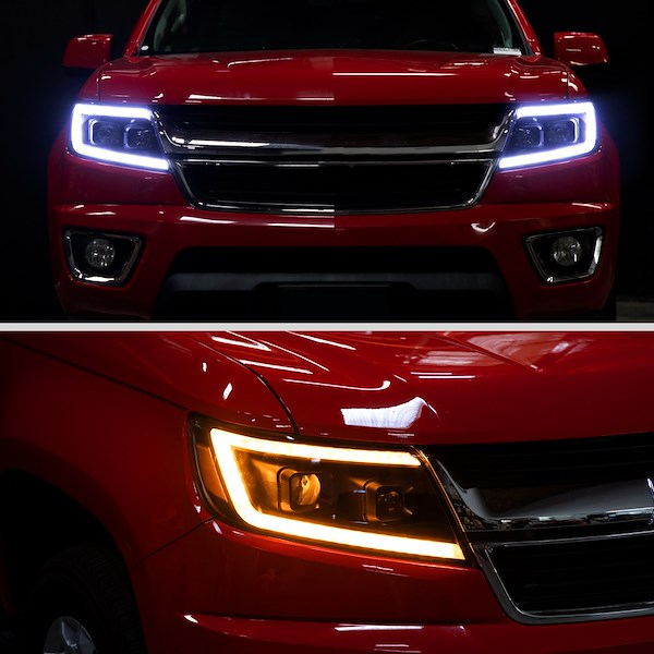 Spec-d Tunin Chevrolet Colorado Projector Headli OL15SMSQRS