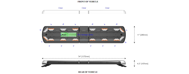 ECCO 54' Led Lightbar 1251813ES