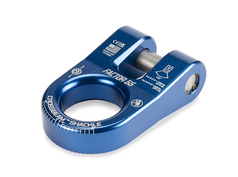 Factor 55 Crossbeam Shackle Blue 0005402