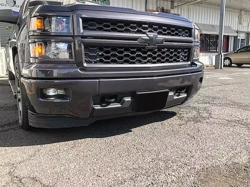 Ecoological Matte Black Bumper Overlay No Senso DU0102