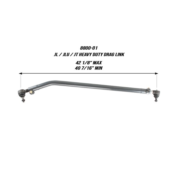 Synergy Manufacturing Jeep Jl/Jt Hd Drag Link 18+ Wrangle 880001