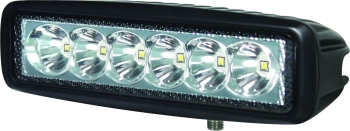 Hella Lights Mini Light Bar 6Led Flood Black 357203001