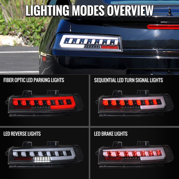 Spec-d Tunin Chevrolet Camaro Full Led Tail Ligh 4JMLEDSQTM