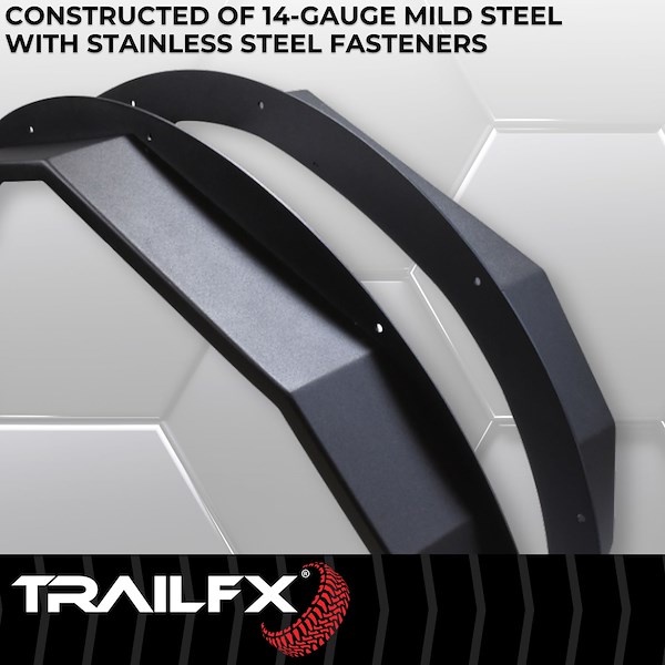 TrailFX Bronco Rear Angle Tube Fender BR008T