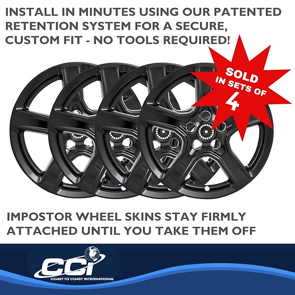 Coast2coast Ws 16-24 Camaro Gl Bk 18' 5 Spoke IMP393BLK