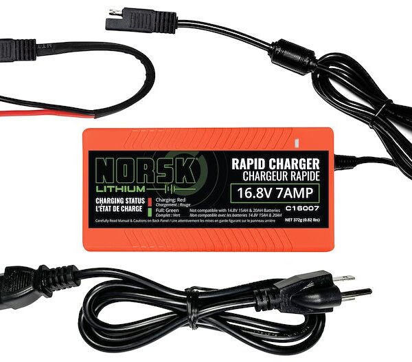Norsk Inc 16.8V-7A Rapid Charger W/Sae Cables C16007