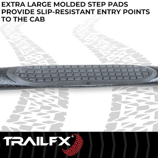TrailFX 3' Nerf Bar Yukon Tahoe Blk A0066T
