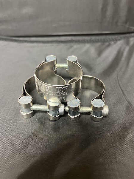 Helix Racing Stainless Steel Muffler Clamp 1.69 2122759