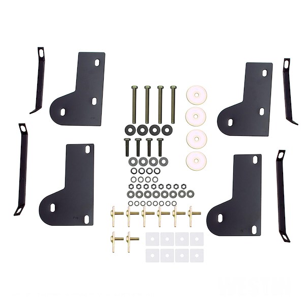 Westin Plat Oval Step Bar Blk 212315