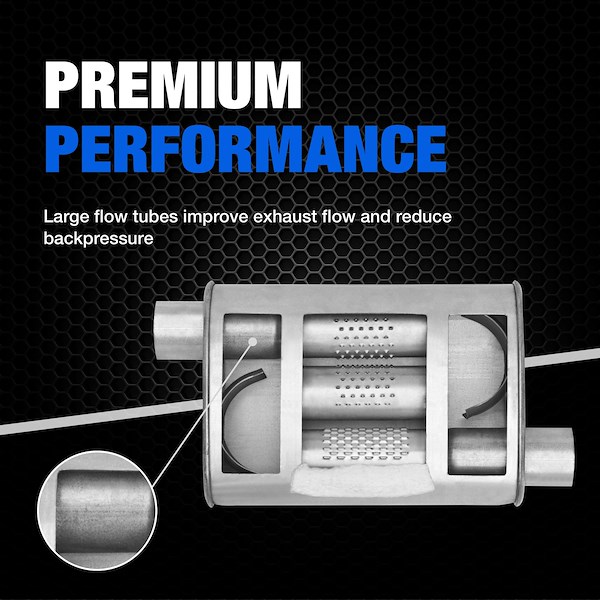 DynoMax Dynomx Supr Turbo Muffler 53804