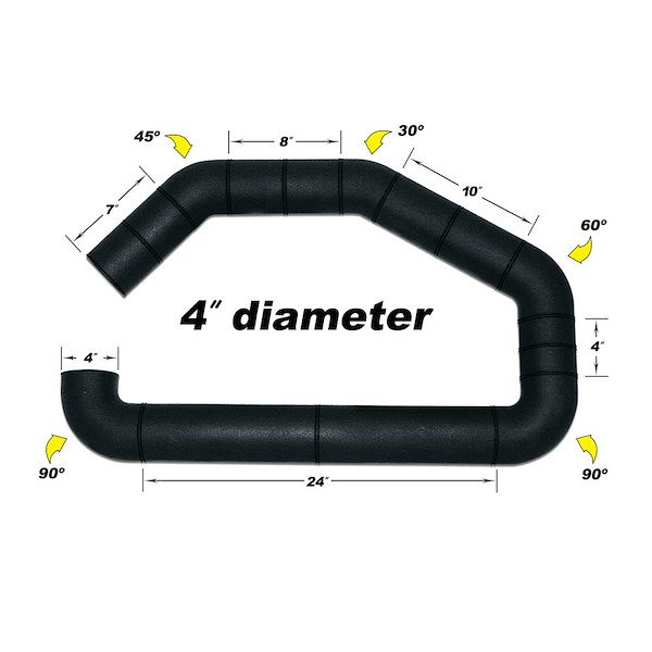 Airaid 4' Ubi Intake Tube Only 100400