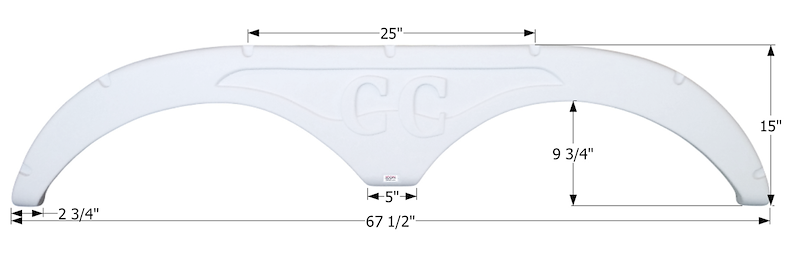 ICON Vehicle Dynamics Fender Skirt Tandem Forest River 12713